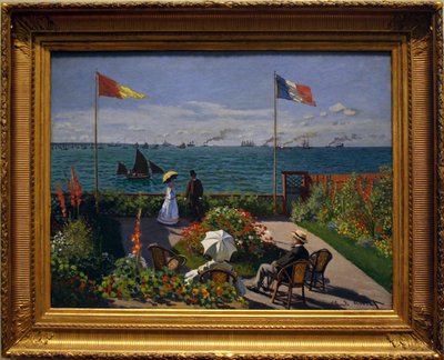 Garden at Sainte-Adresse by Claude Monet